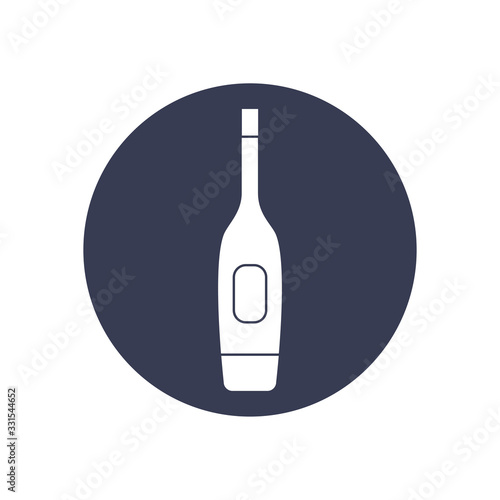 thermometer measurement icon, block style