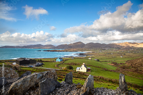 Panoramic Sea View from Allihies, Beara Peninsula, County Cork, Ireland 
