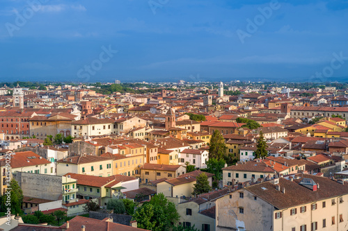 Pisa old town aerial cityscape at sunset light. Toscana province, Italy. © AlexanderNikiforov