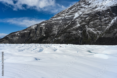 Mountain view from Perito Moreno glacier