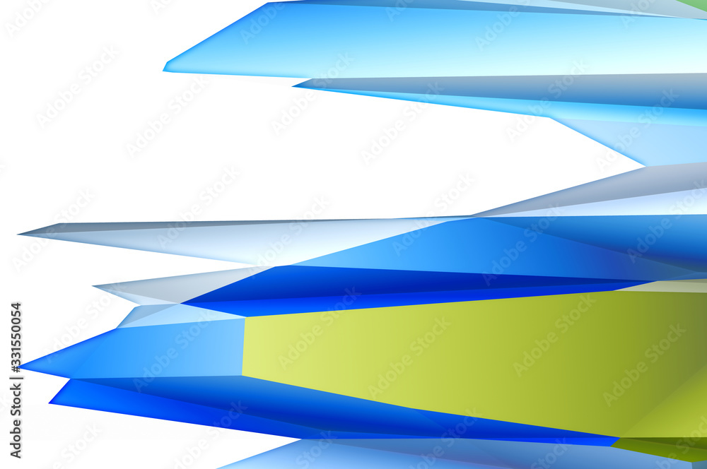 Obraz premium Abstract Background. Triangle 3d illustration polygonal art pattern style. Future graphic geometric design. Geometry texture futuristic decoration. Trendy and vibrant modern style template..