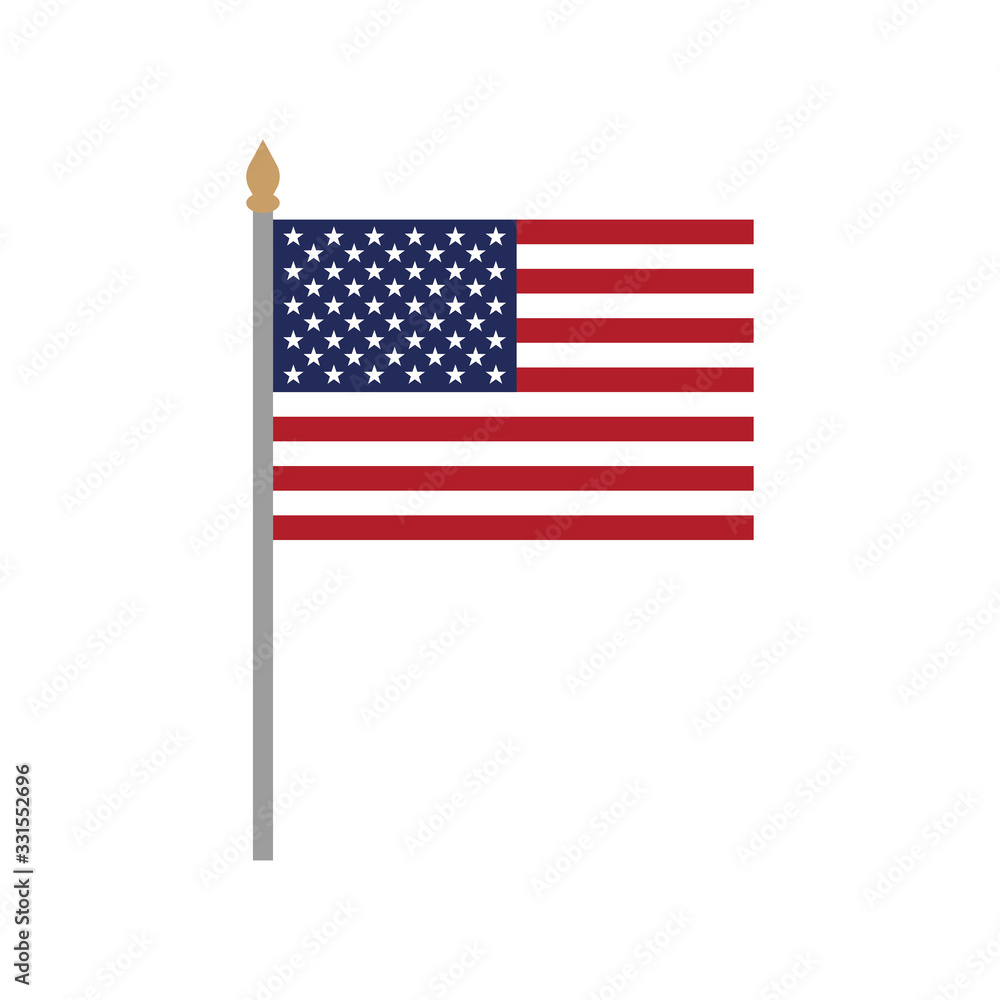 Obraz premium Original American flag, The Fourth of July