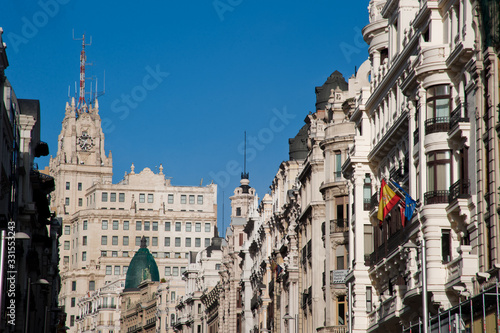 Madrid, Spain, Western Europe. April 14, 2010: Telefonica Building photo