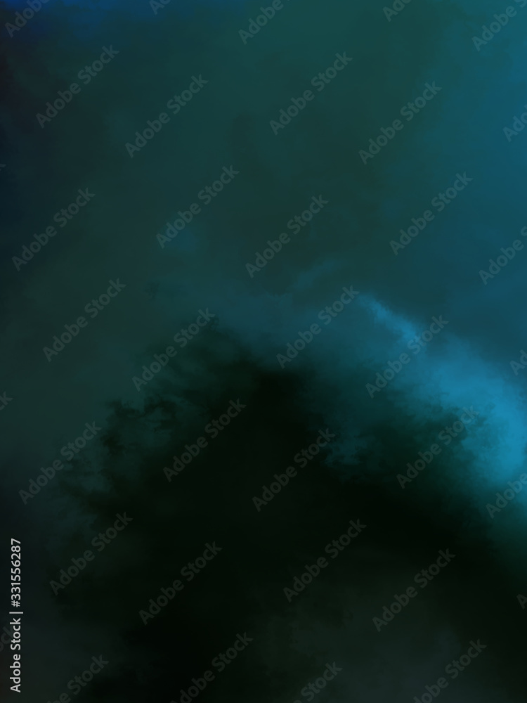 Fototapeta premium Watercolor painted background. Abstract Illustration wallpaper. Brush stroked painting. 2D Illustration.