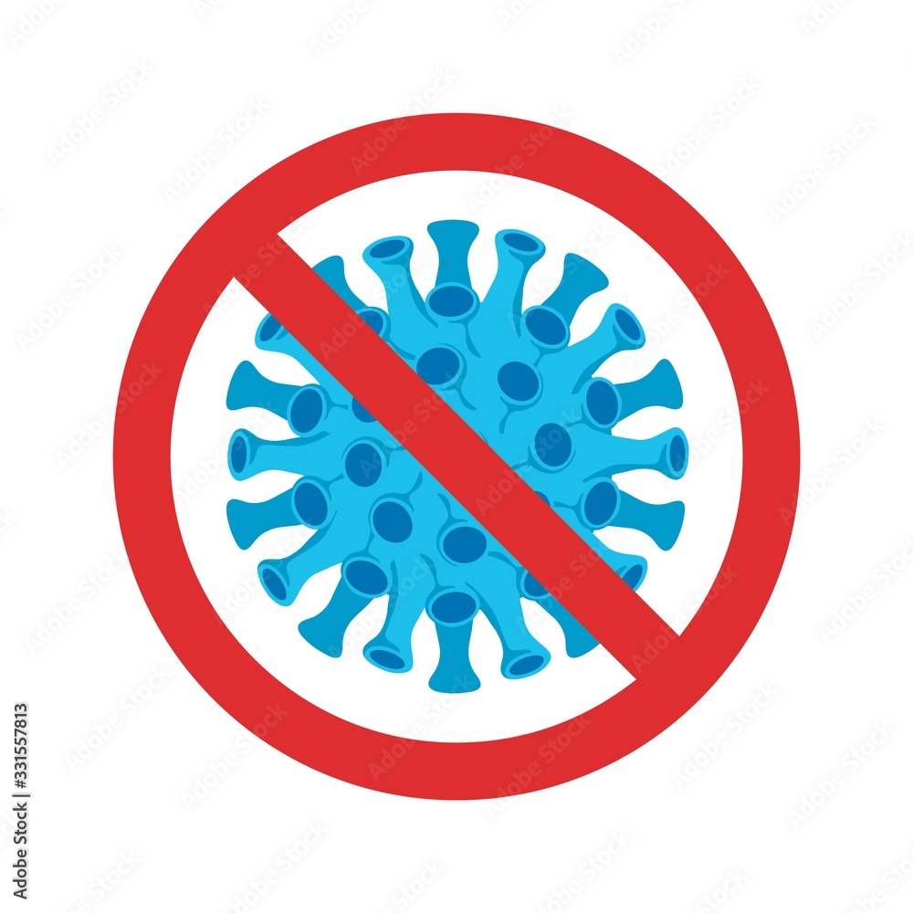 Sign caution coronavirus. Stop COVID-19. Coronavirus 2019-nCov novel coronavirus outbreak. Coronavirus danger health risk disease. Pandemic medical concept with dangerous cells. Vector illustration. Sign caution coronavirus. Stop COVID-19. Coronavirus 2019-nCov novel coronavirus outbreak. Coronavirus danger health risk disease. Pandemic medical concept with dangerous cells. Vector illustration.
