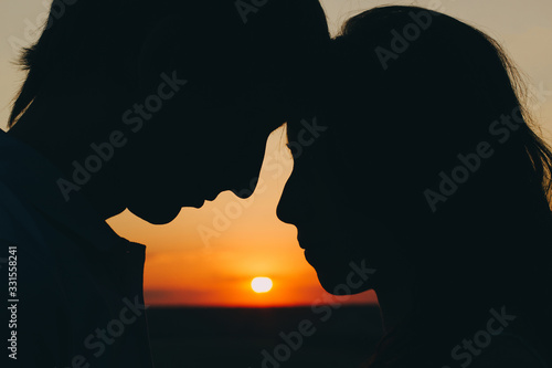 couple at sunset