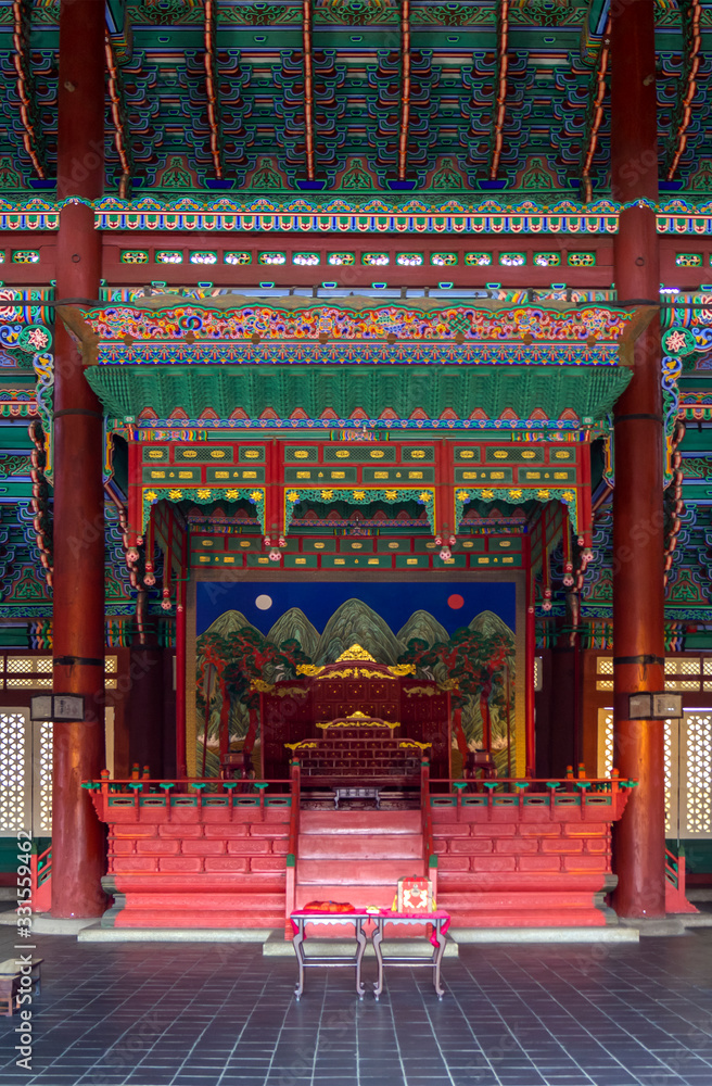 Korean traditional palace in seoul 경복궁 근정전