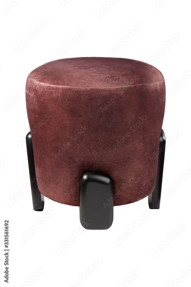 Armchair isolated on white background. Modern wooden chair Armchair isolated on white background. Modern wooden chair