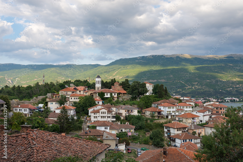 Ville d'Ohrid en Macédoine du Nord