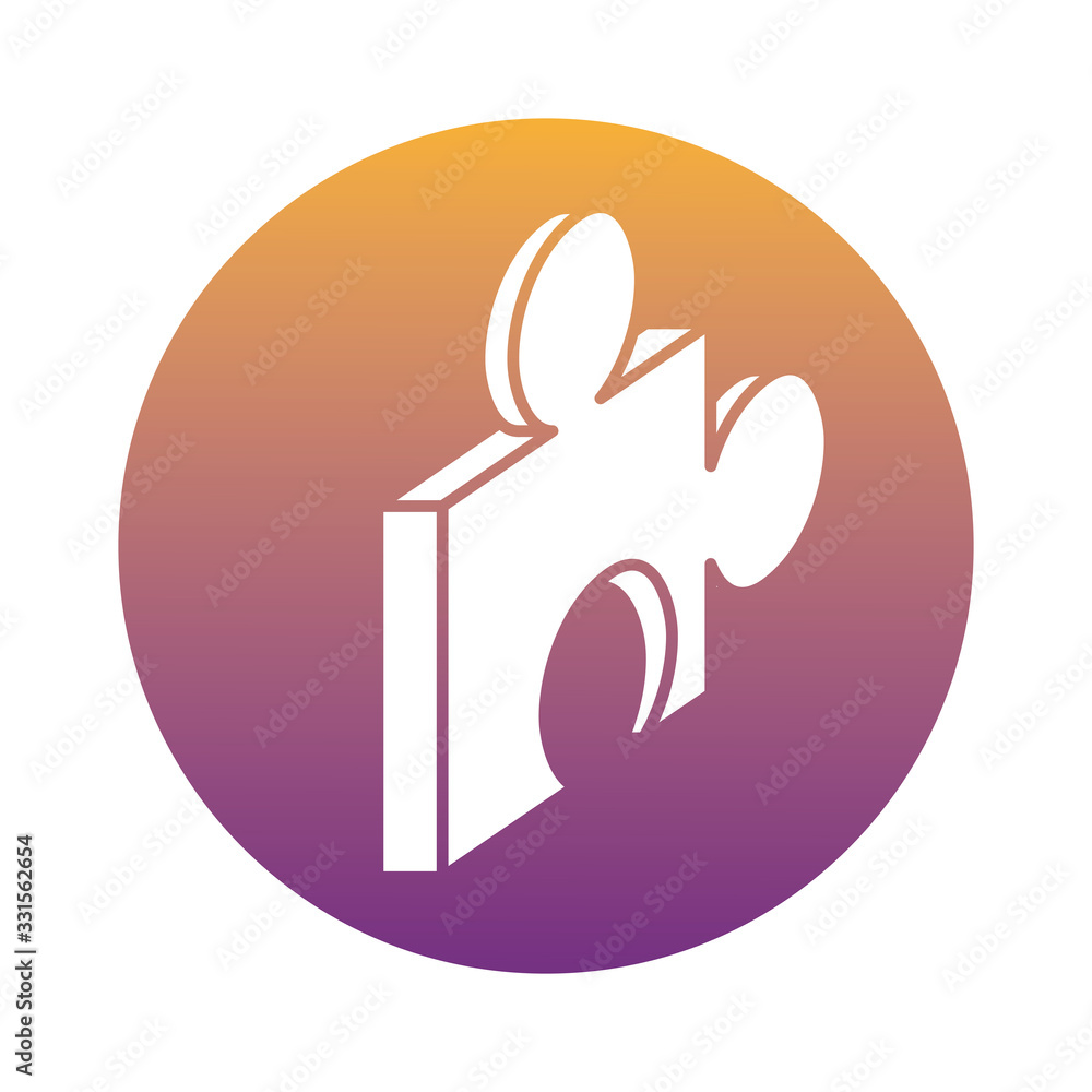 puzzle game block style icon puzzle game block style icon