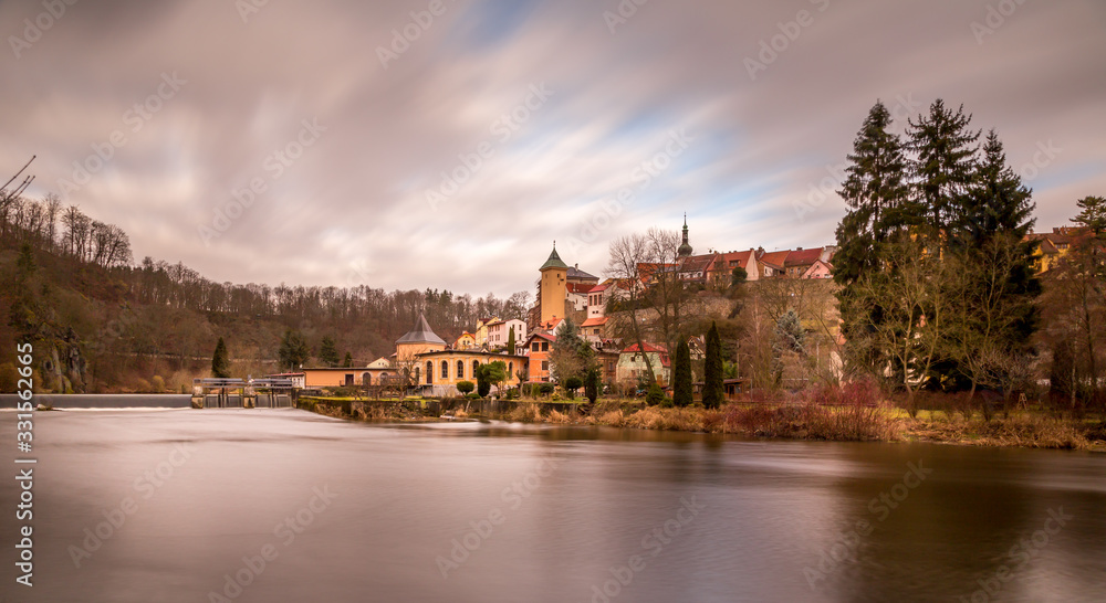 Obraz premium Historic town Loket, Bohemia