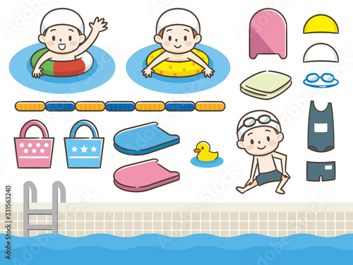 水泳　プール　セット