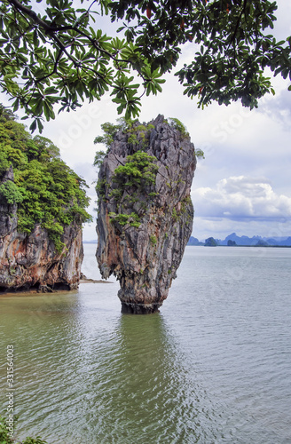 James Bond Island on Phang Nga bay, Thailand