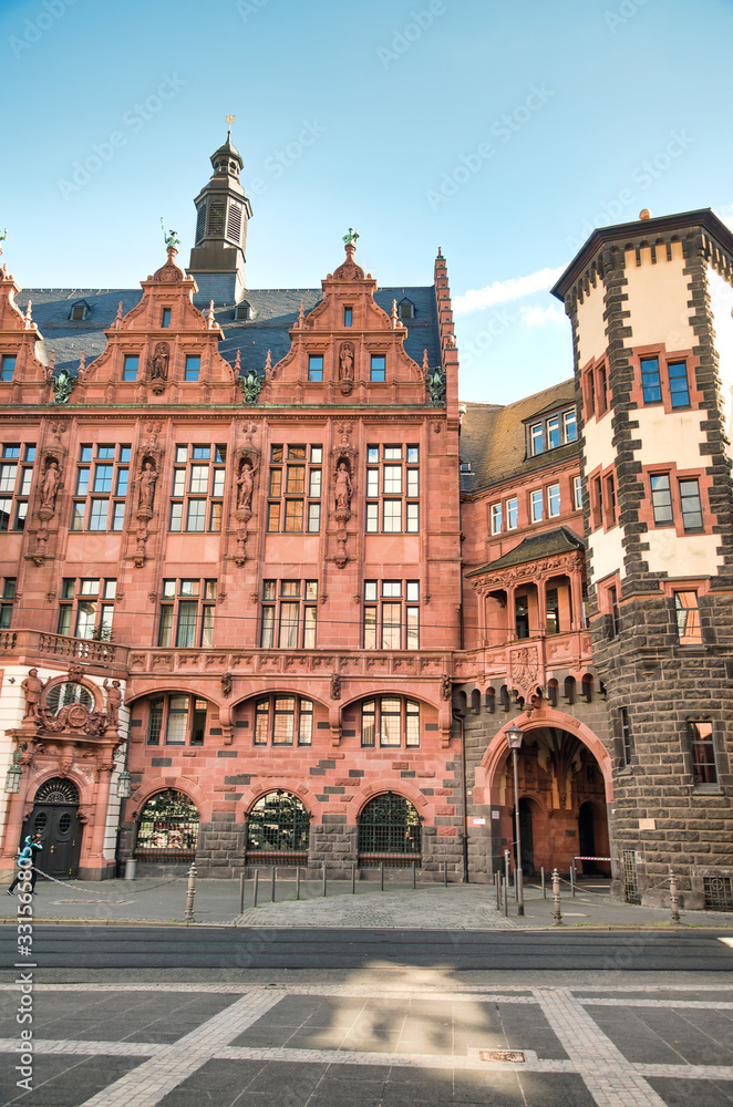 Ancient buildings of Downtown Frankfurt, Germany