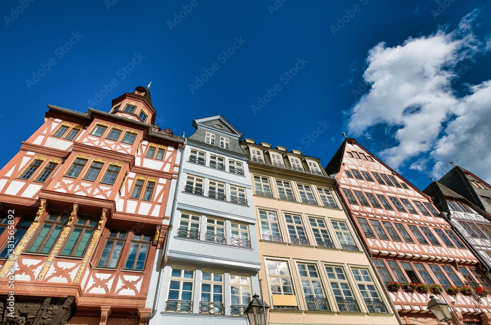 Ancient buildings of Downtown Frankfurt, Germany Ancient buildings of Downtown Frankfurt, Germany