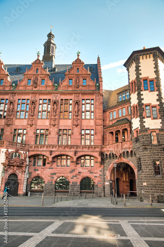 Ancient buildings of Downtown Frankfurt, Germany