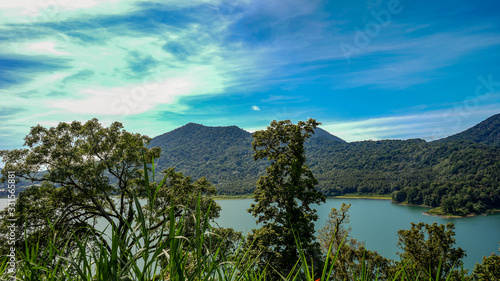 lake in deep forest