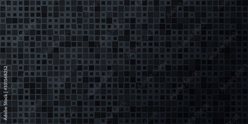 Abstract black square shapes and black background for presentation Abstract black square shapes and black background for presentation