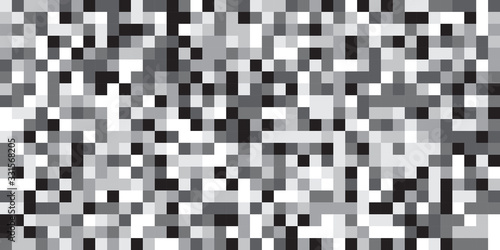 Black white square pattern abstract background for presentation.