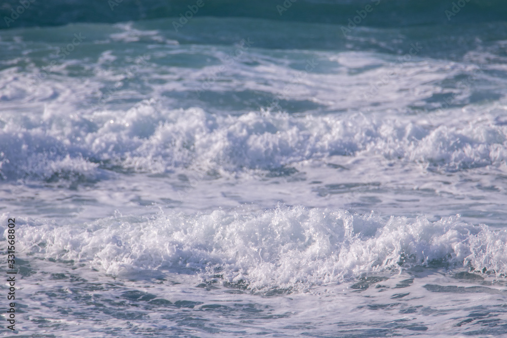 energetic & beautiful waves of sea