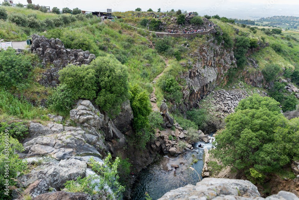 Saar Falls in Northern Israel