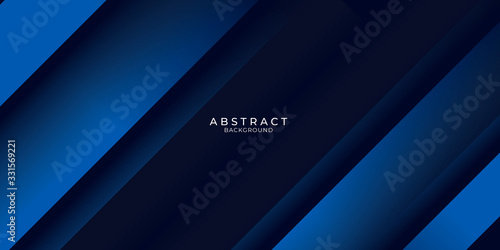 Modern dark blue paper background with dark 3d layered line texture in elegant website or textured paper design