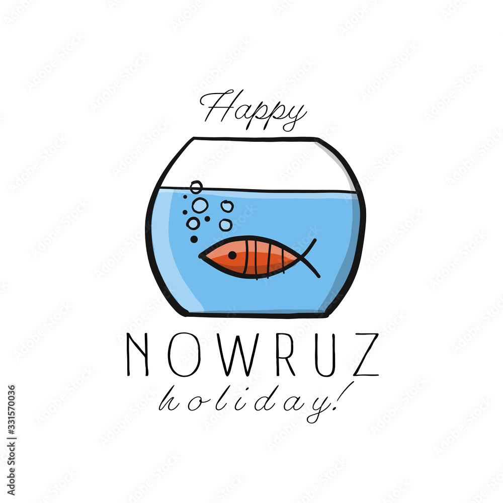 Nowruz greeting card. Iranian new year. Nowruz greeting card. Iranian new year.