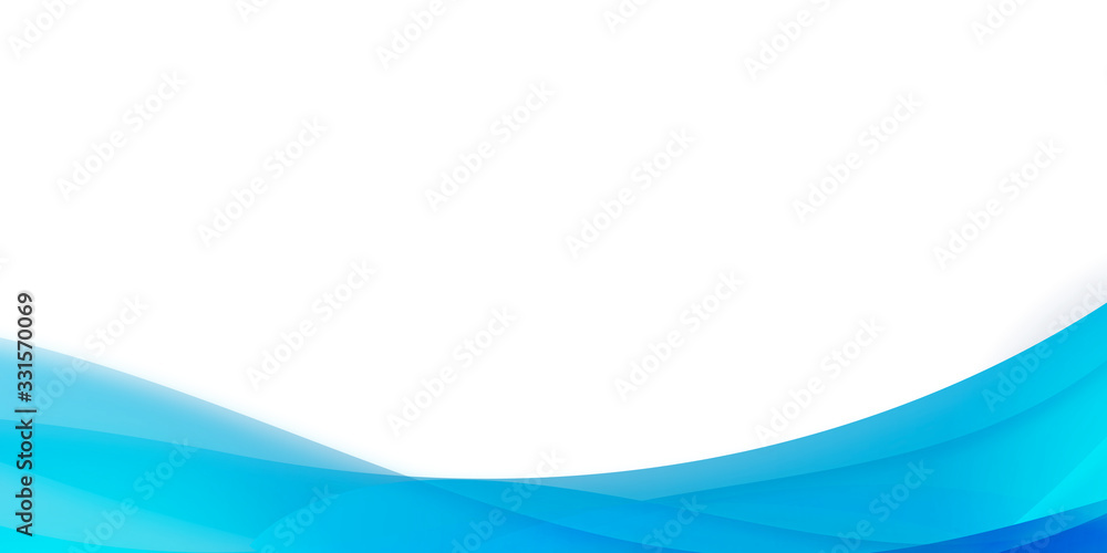 Blue wave technology abstract background with curve line wave design