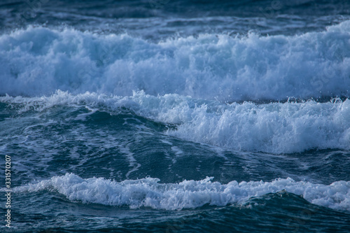 energetic & beautiful waves of sea © rokacaptain
