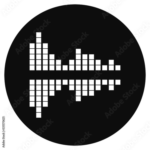 sound wave music logo