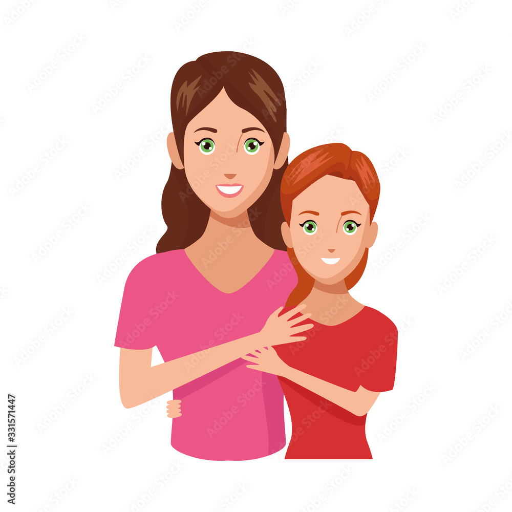 beautiful mother with daughter characters beautiful mother with daughter characters