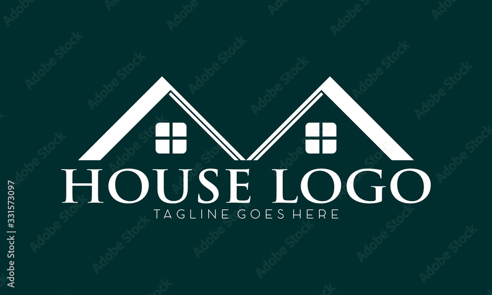 House simple silhouette vector logo