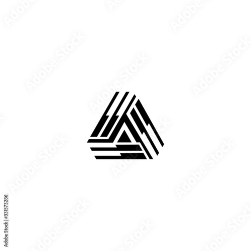 AA A Letter Logo Design Vector