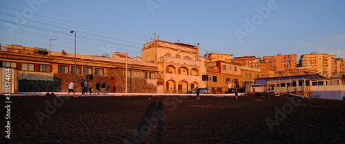 Принти на полотні Lido La Scala Torre del Greco Abendsonne