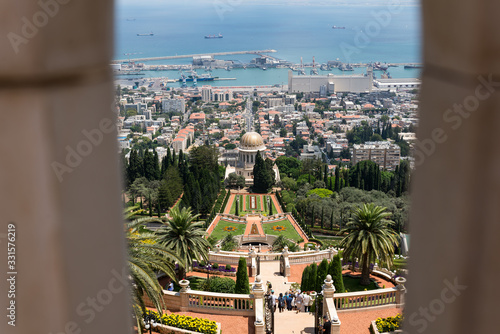 Bahai Gardens in Haifa photo