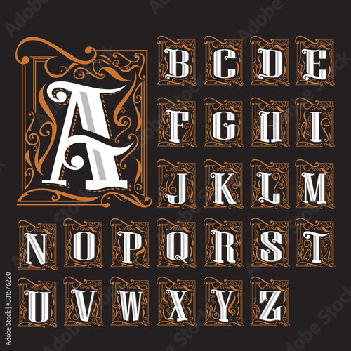 A to Z Art Noveau typologo 4000px