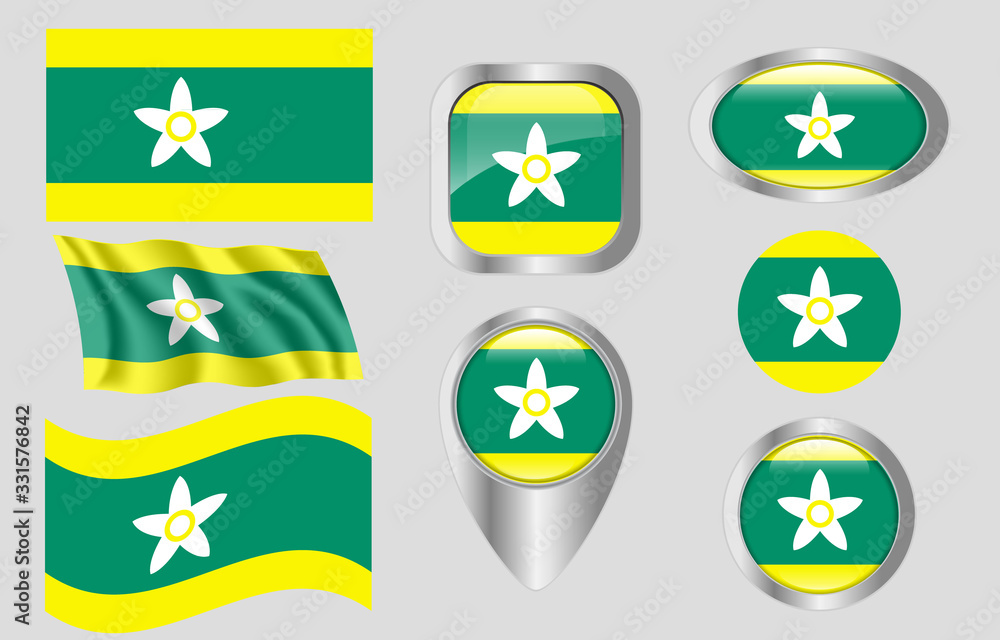 Flag of Ehime, Japan Flag of Ehime, Japan