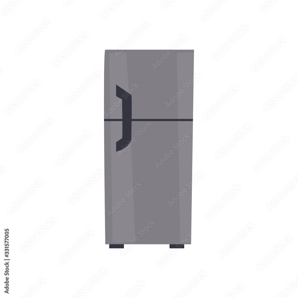Isolated fridge machine flat style icon vector design Isolated fridge machine flat style icon vector design