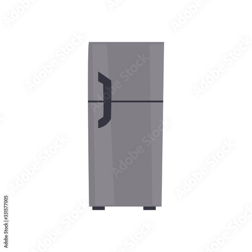 Isolated fridge machine flat style icon vector design