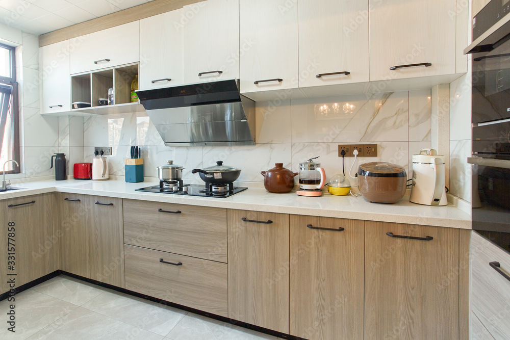 Renovated kitchen in model home Renovated kitchen in model home