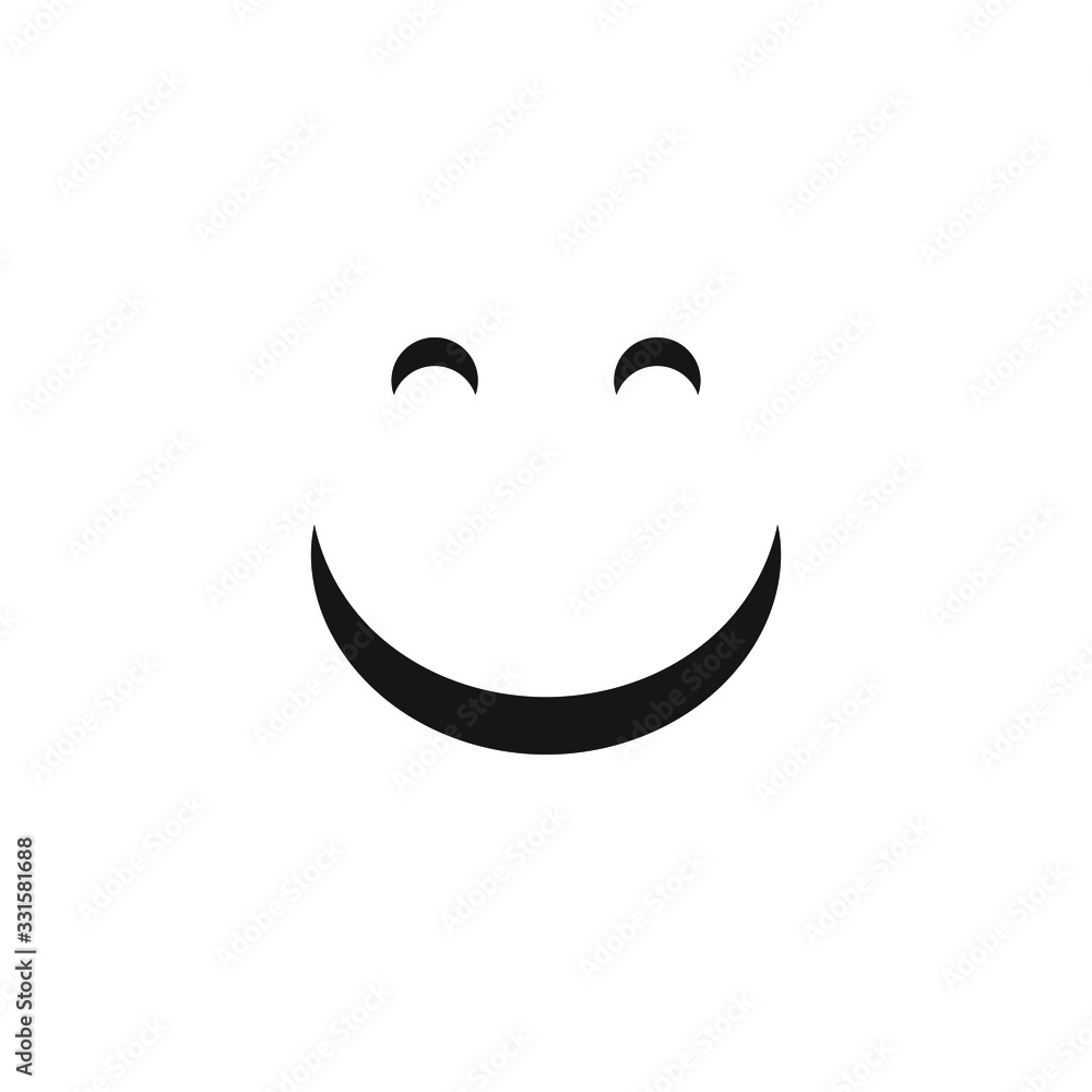 Smiley icon design isolated on white background. vector illustration Smiley icon design isolated on white background. vector illustration
