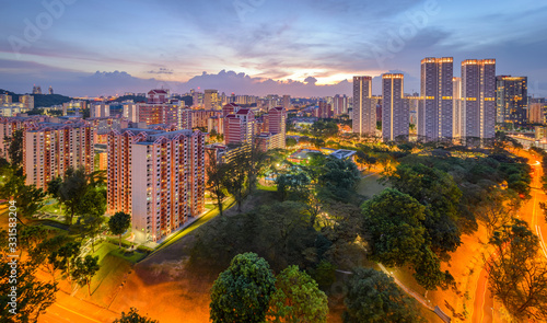 Photography Singapore 2018 HDB Bukit Merah View during sunset, late afternoon