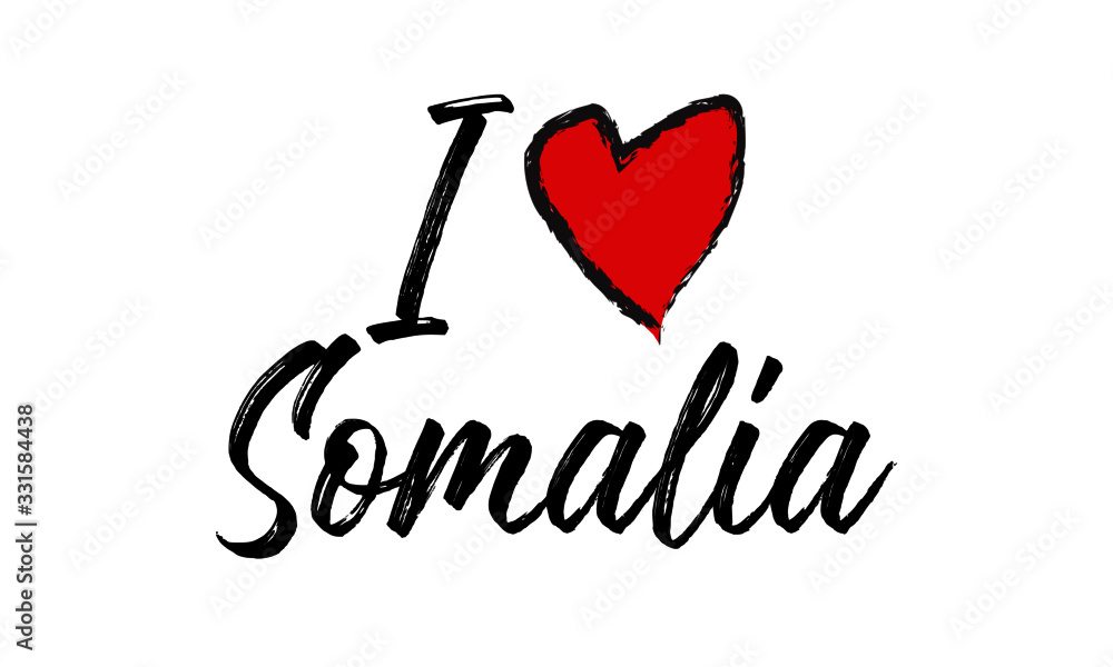 i love Somalia Creative Cursive Text Typography Template. i love Somalia Creative Cursive Text Typography Template.