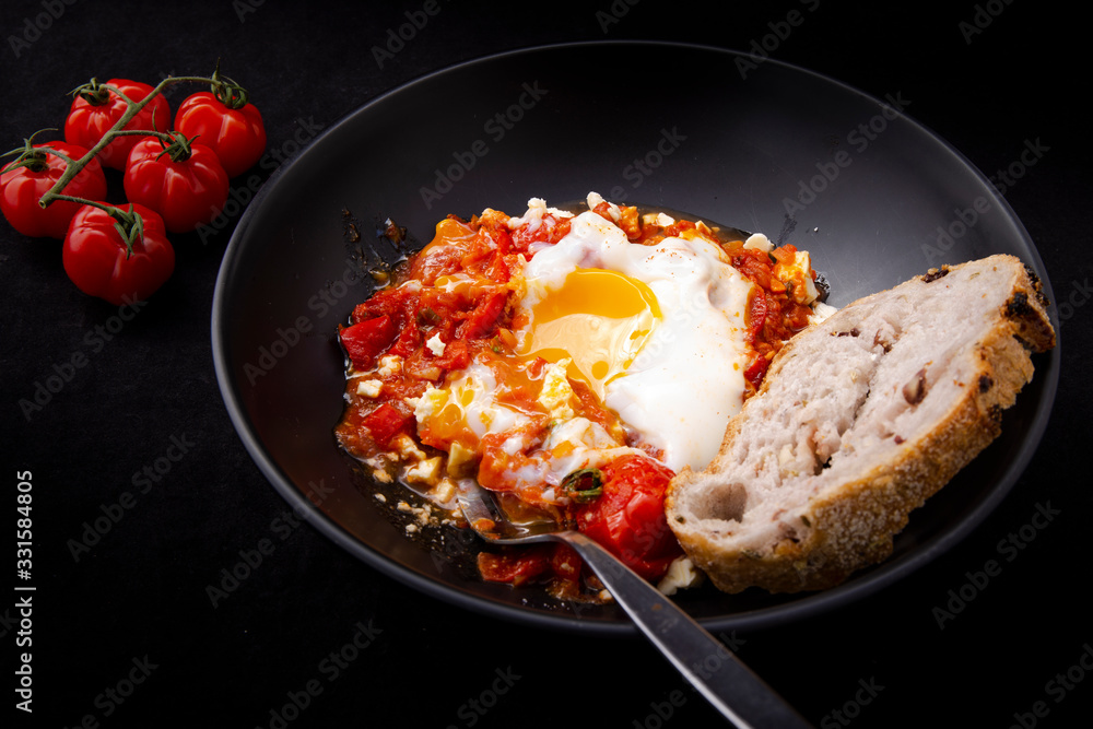 Middle eastern shakshuka breakfast Middle eastern shakshuka breakfast