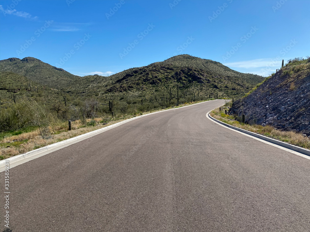 Fototapeta premium road in mountains