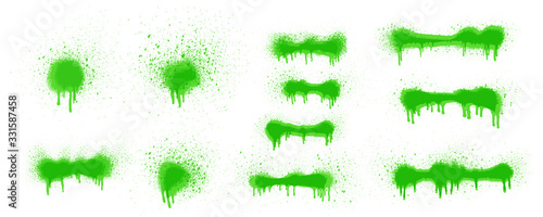 Virus Spray Paint, Coughing and air spreading germs, Corona Virus, The spread of viruses and bacteria through the object. Vector illustration.
