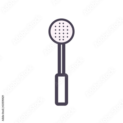 Isolated ladle gradient style icon vector design
