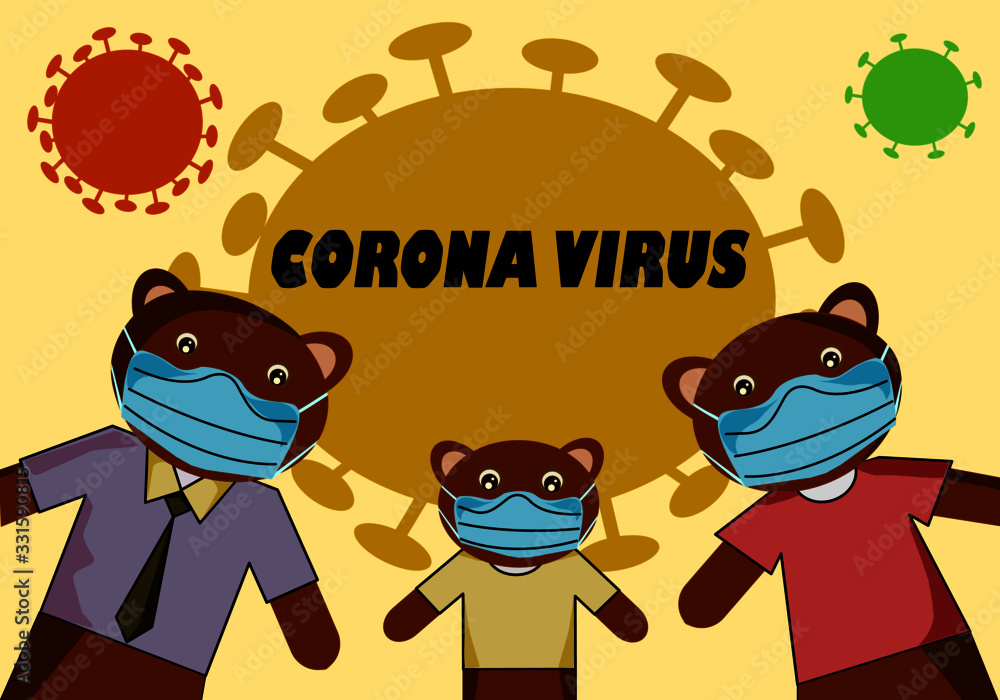 corona virus protection by using mask