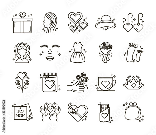 bundle of mothers day icons