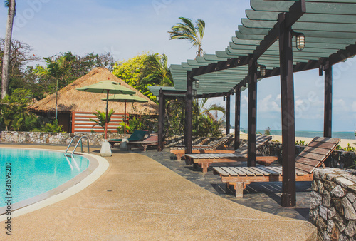  Pool and chair